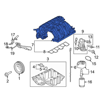 Ford OE - Upper Engine Intake Manifold