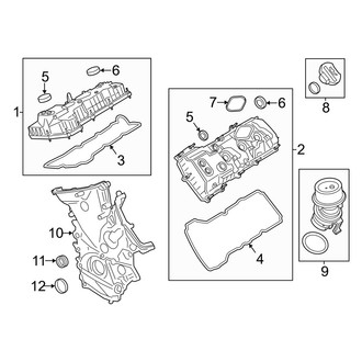 Ford OE - Engine - Valve & Timing Covers (Flex)