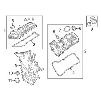 Ford OE - Engine - Valve & Timing Covers (Gas)