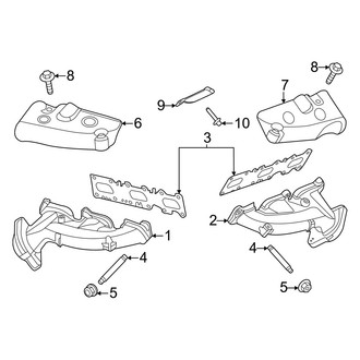 Ford OE - Exhaust System - Exhaust Manifold (Flex)