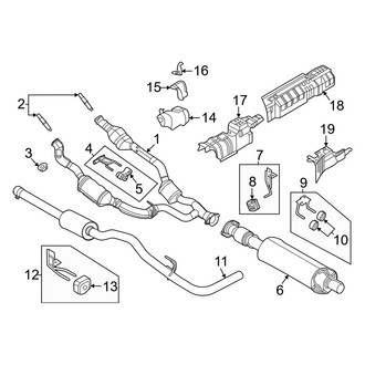 Ford OE - Exhaust System - Exhaust Components (Flex)