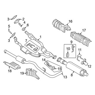 Ford OE - Exhaust System - Exhaust Components (Gas)