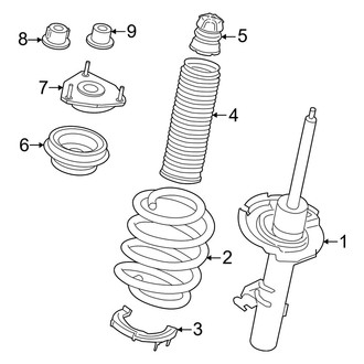Ford OE - Front Suspension - Struts & Components