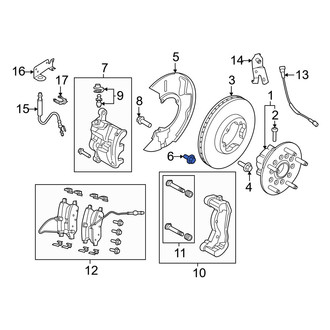Ford OE - Brake Dust Shield Bolt