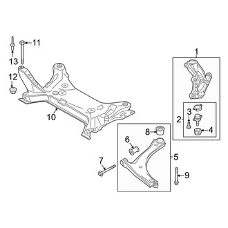 Ford OE - Front Suspension - Suspension Components (AWD)