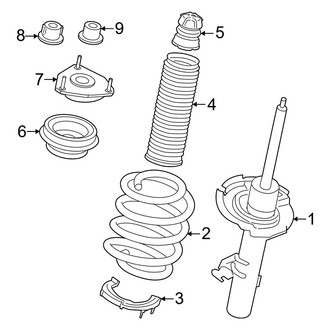 Ford OE - Front Suspension - Struts & Components (AWD)