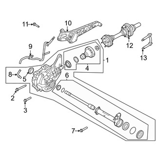 Ford OE - Front Suspension - Front Drive Components (AWD)