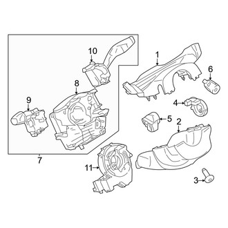 Ford OE - Steering Column - Shroud, Switches & Levers
