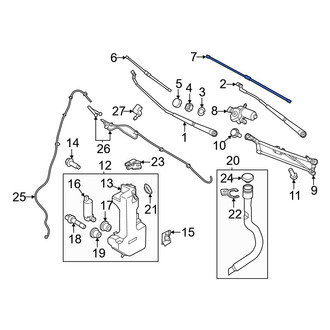 Ford OE - Right Wiper Blade