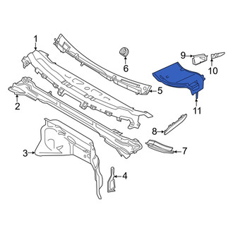 Ford OE - Upper Cabin Air Intake Duct