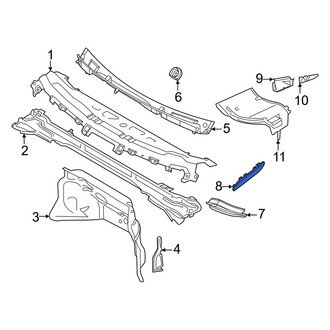 Ford OE - Upper Cabin Air Intake Duct