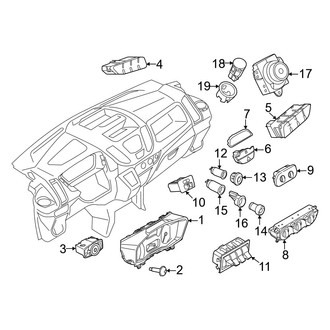 Ford OE - Instrument Panel - Cluster & Switches