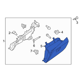 Ford OE - Front Glove Box Door