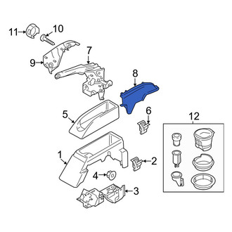 Ford OE - Right Parking Brake Lever Cover