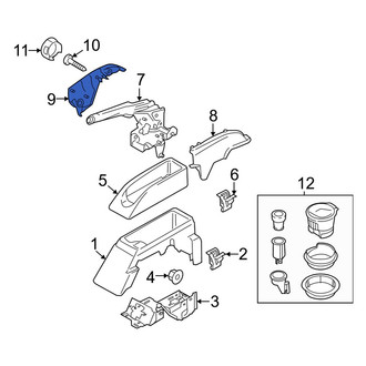 Ford OE - Left Parking Brake Lever Cover