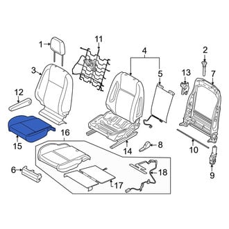 Ford OE - Front Left Seat Cover