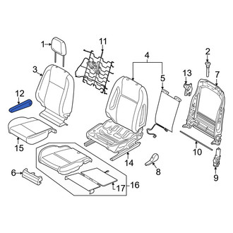Ford OE - Front Left Seat Armrest