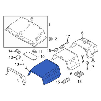 Ford OE - Rear Headliner
