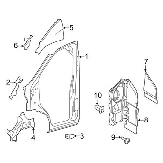 Ford OE - Pillars, Rocker & Floor - Aperture Panel (Driver Side)