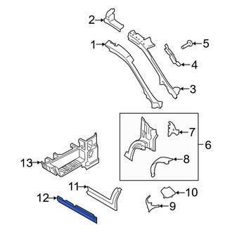 Ford OE - Right Rocker Panel Reinforcement