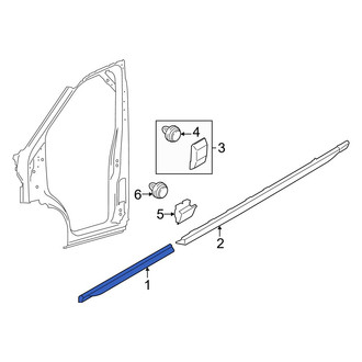 Ford OE - Front Left Rocker Panel Guard