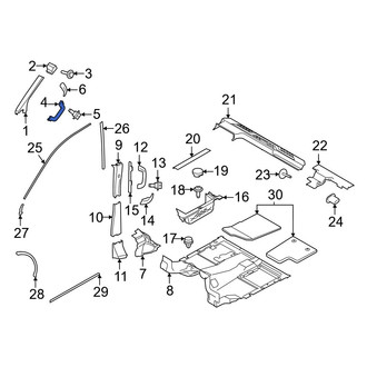 Ford OE - Front Right Interior Grab Bar