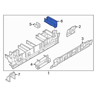 Ford OE - Right Inner Floor Sill Bracket