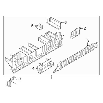 Ford OE - Pillars, Rocker & Floor - Step Assembly (Driver Side)