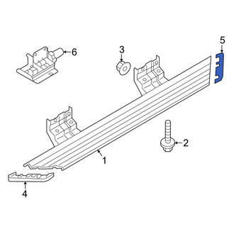 Ford OE - Rear Running Board End Cap