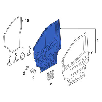Ford OE - Rear Right Door Shell