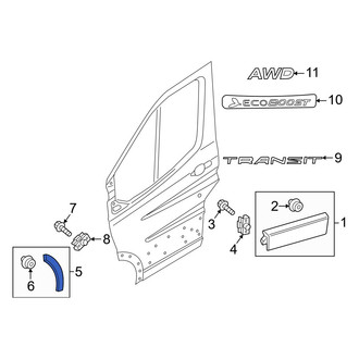 Ford OE - Front Right Wheel Arch Molding