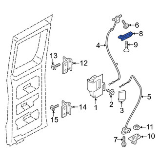 Ford OE - Front Door Lock Striker Plate