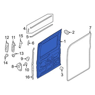 Ford OE - Right Door Shell