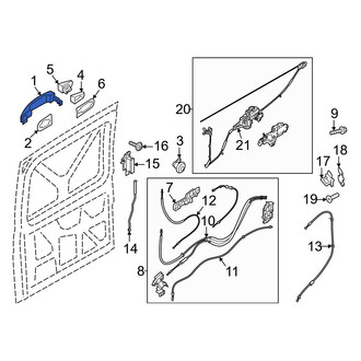 Ford OE - Right Inner Sliding Door Handle
