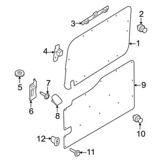 Ford OE - Side Loading Door - Interior Trim (Sliding, Van)