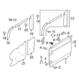 Ford OE - Right Door Interior Trim Panel Grommet