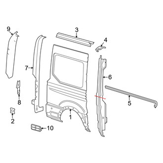 Ford OE - Side Panel & Components (Passenger Side)