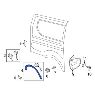Ford OE - Rear Right Wheel Arch Molding
