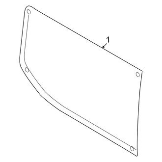 Ford OE - Side Panel - Glass (Passenger Side)