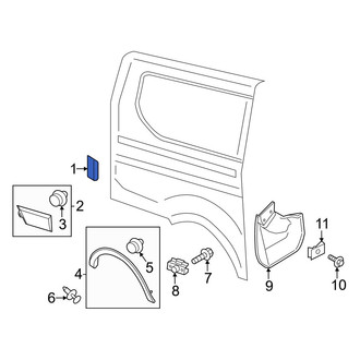 Ford OE - Rear Right Body Trim Molding