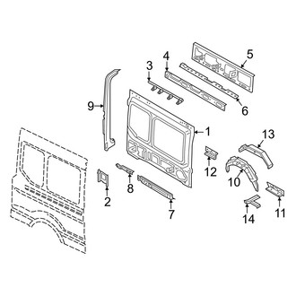 Ford OE - Side Panel - Inner Structure (Passenger Side)