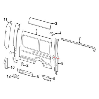 Ford OE - Side Panel & Components (Passenger Side)