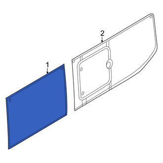 Ford OE - Right Sliding Door Glass