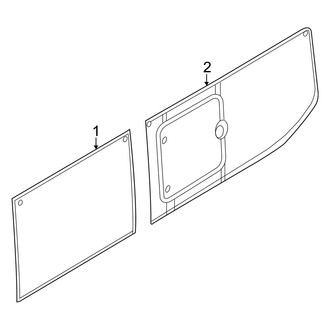 Ford OE - Side Panel - Glass (Passenger Side)