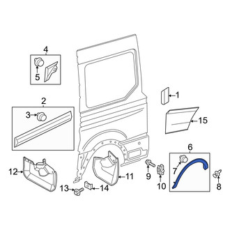Ford OE - Front Right Forward Wheel Arch Molding