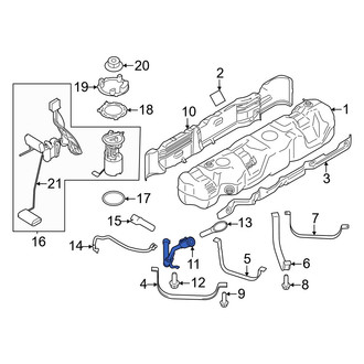 Ford OE - Fuel Tank Filler Neck