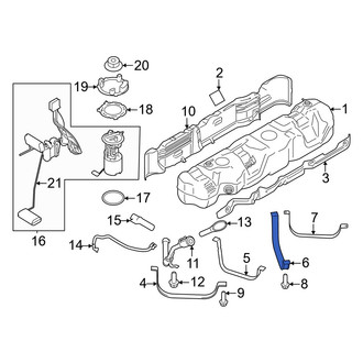 Ford OE - Rear Fuel Tank Strap