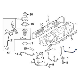 Ford OE - Rear Fuel Tank Strap