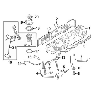 Ford OE - Fuel System Components (Flex)