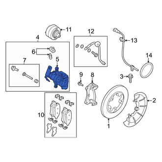 Ford OE - Rear Left Disc Brake Caliper